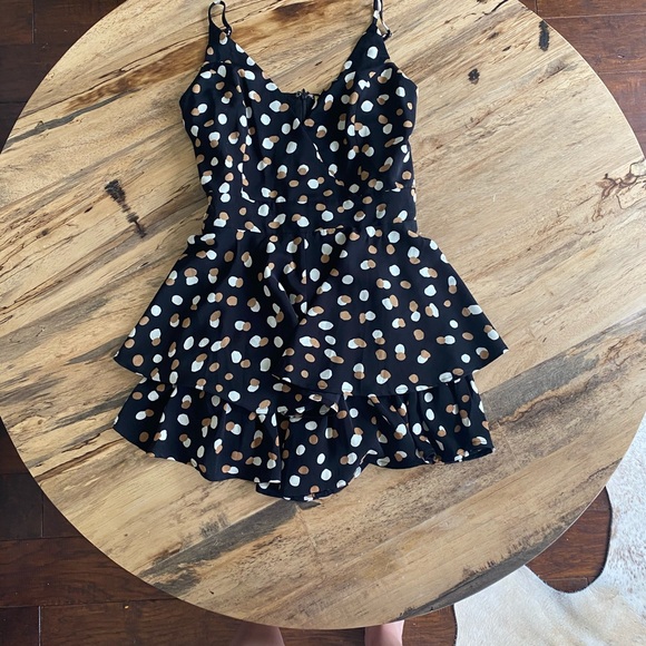 Lizard Thicket polka dot romper! Brand new never worn! Wraps around the back! - Picture 2 of 10